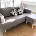 Minimalist Chic Apartment - Pasir Ris | Product Seen: [Aiden 3 Seater Sofa & Kayama Ottoman]